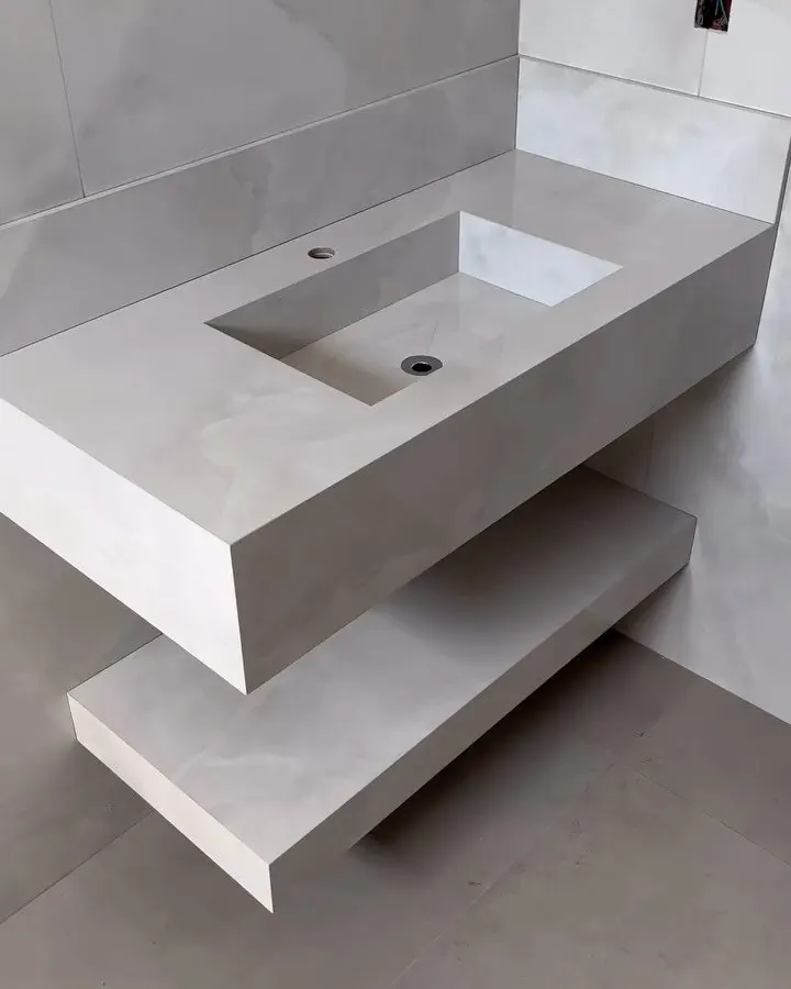 Custom floating basin